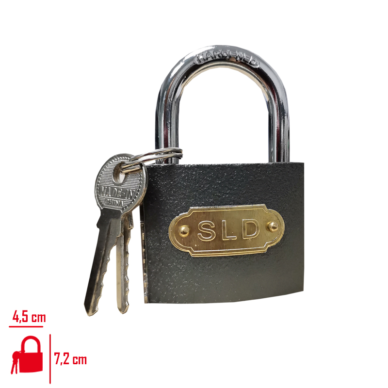 Asma Kılıt Kısa 50 No Gri Sld-G50/Gk-G50