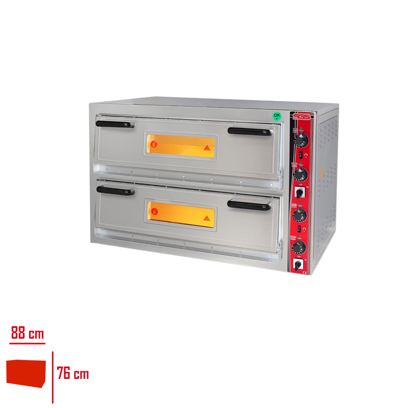 Sgs Pızza Fırını 2 Katlı 4+4 30 Cm Po 6262 De