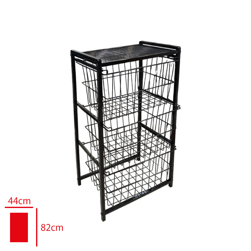 Uyan Sebzelık Metal 4 Katlı 9043