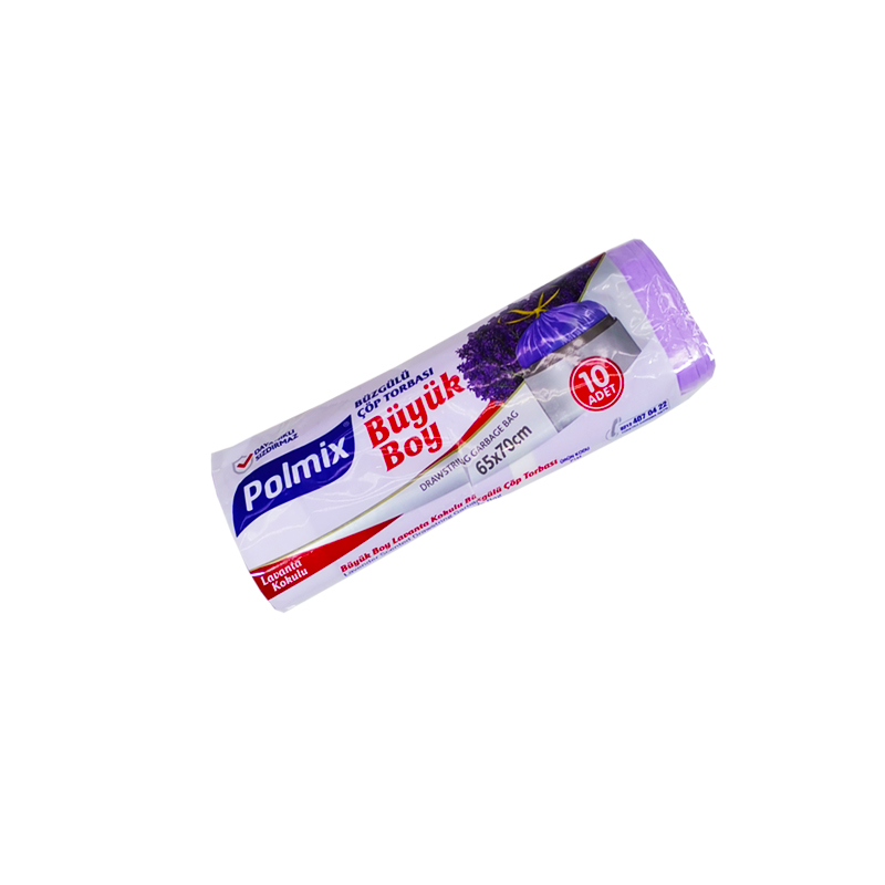 Polmıx Çöp Torbası Buzgulu Büyük Lavanta 10'lu 65*70 120 Gr P144