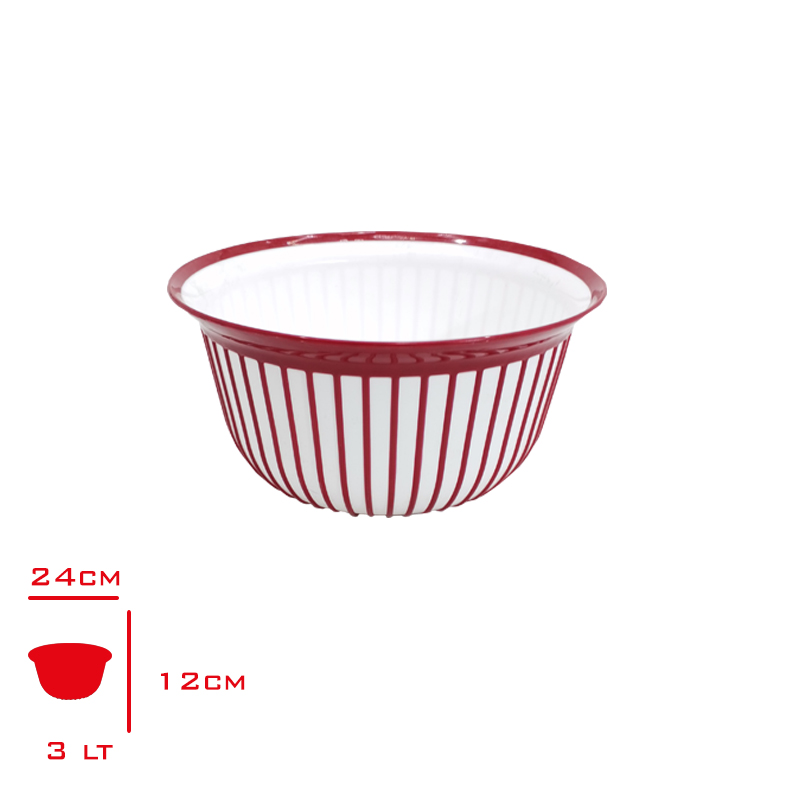 Foly/Evmonı Yuvarlak Kase Lınea 3 Lt Bnm-6935