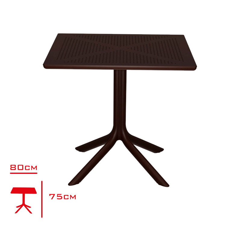 Comfort Masa 80*80 Trend Kahve Ct069