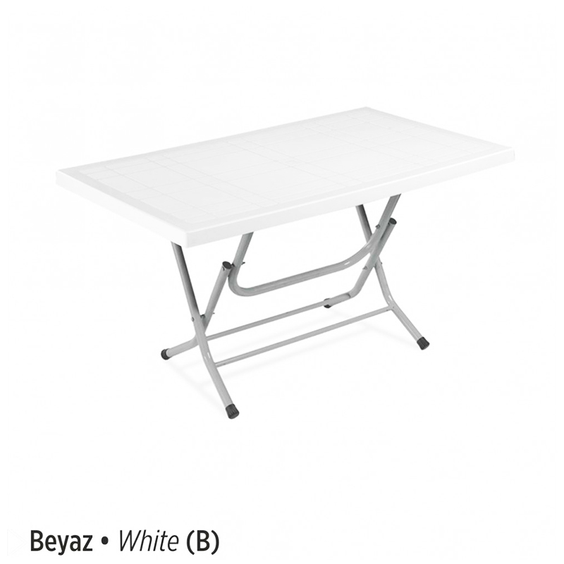 COMFORT MASA SELVI 80*140 METAL AYAK BEYAZ CT060
