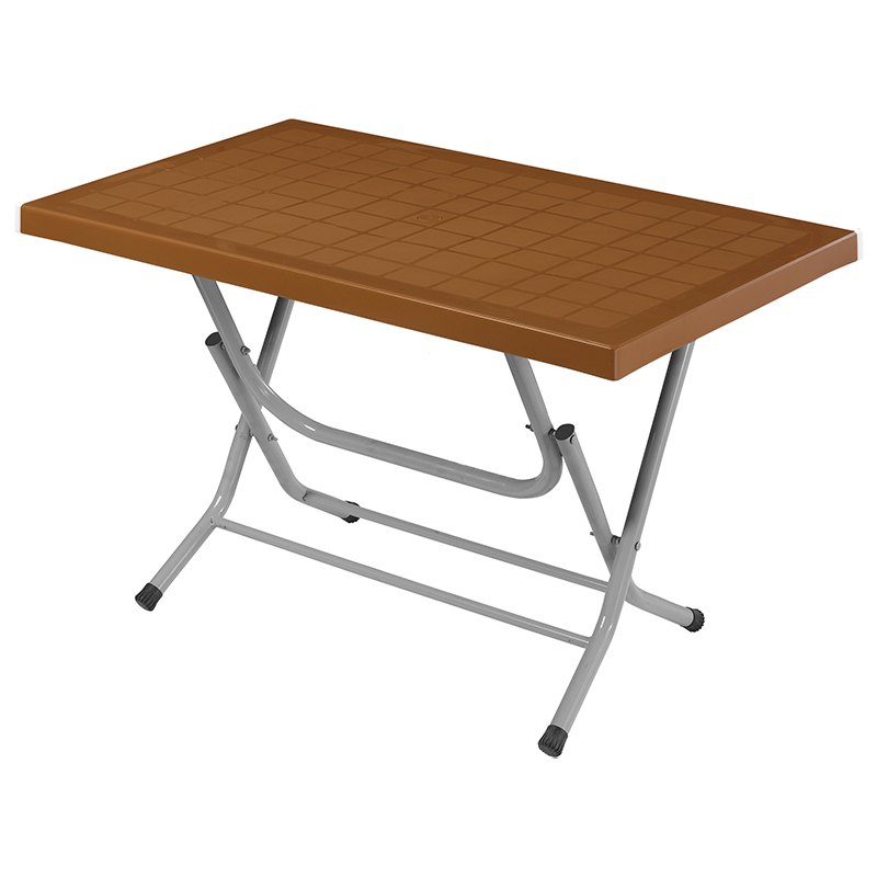 Comfort Masa Koknar 70*120 Metal Ayak Teak Ct050