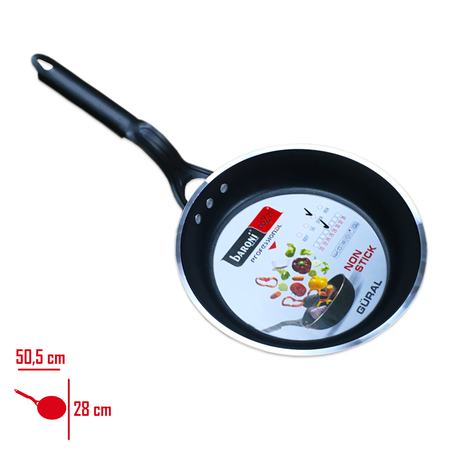 Baronı Derın Tava 28 Cm 803/28
