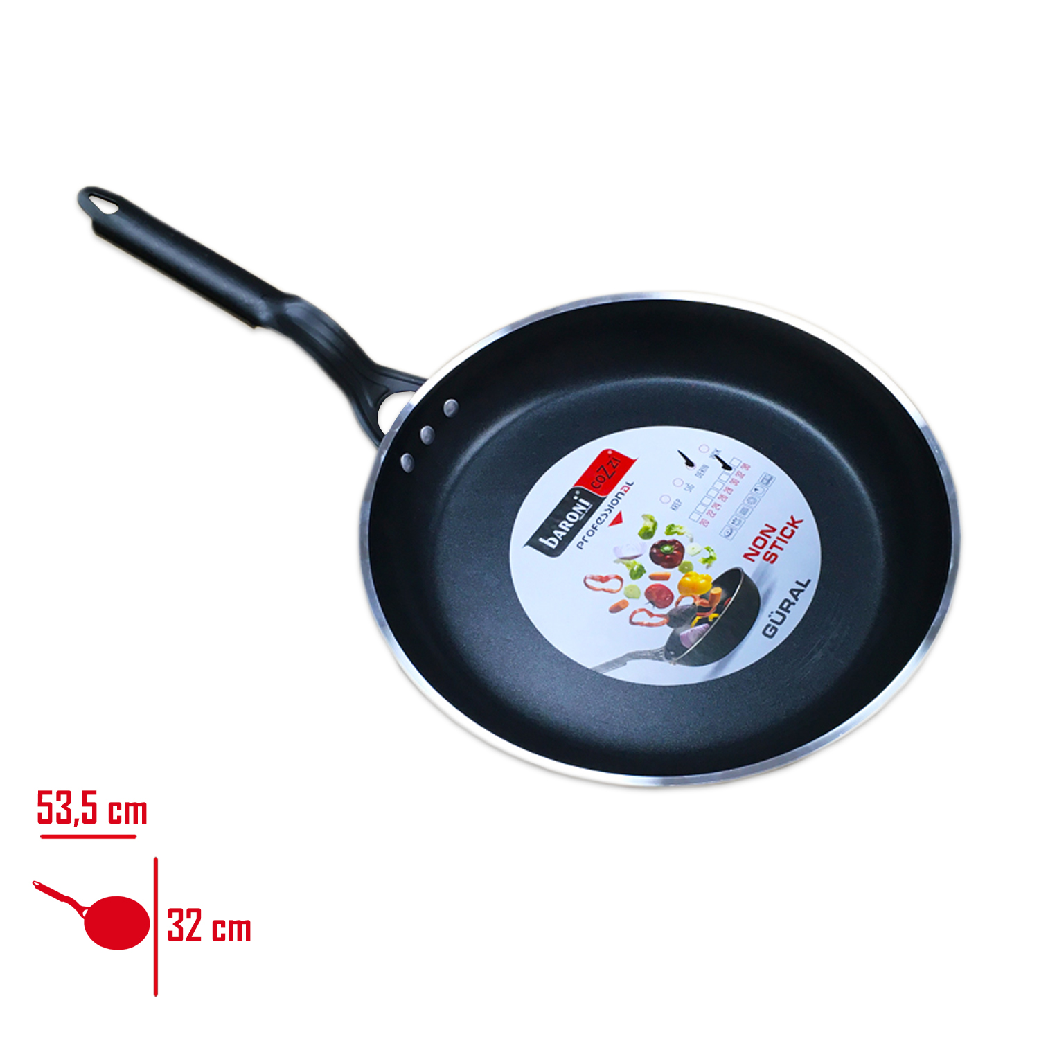 Baronı Derın Tava 32 Cm 803/32