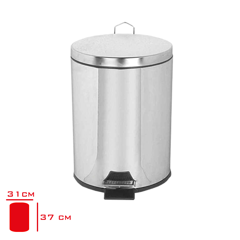 Pedalli Çöp Kovası Metal 50 Lt 3700-350