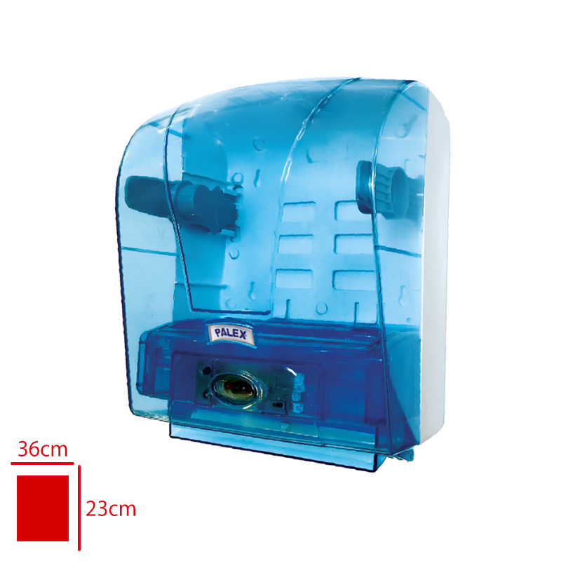 PALEX OTOMATIK HAVLU DISPENSERI STILL SEFFAF MAVI SH-1