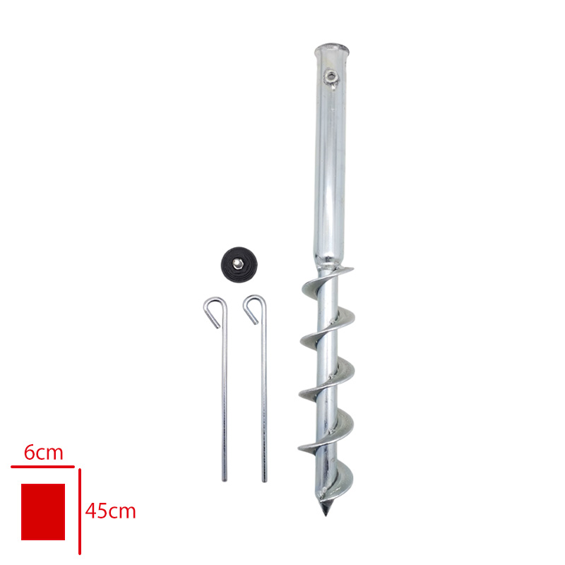 Magnesıa Semsıye Kazığı Metal Gri 45 Cm Gold/Sılver