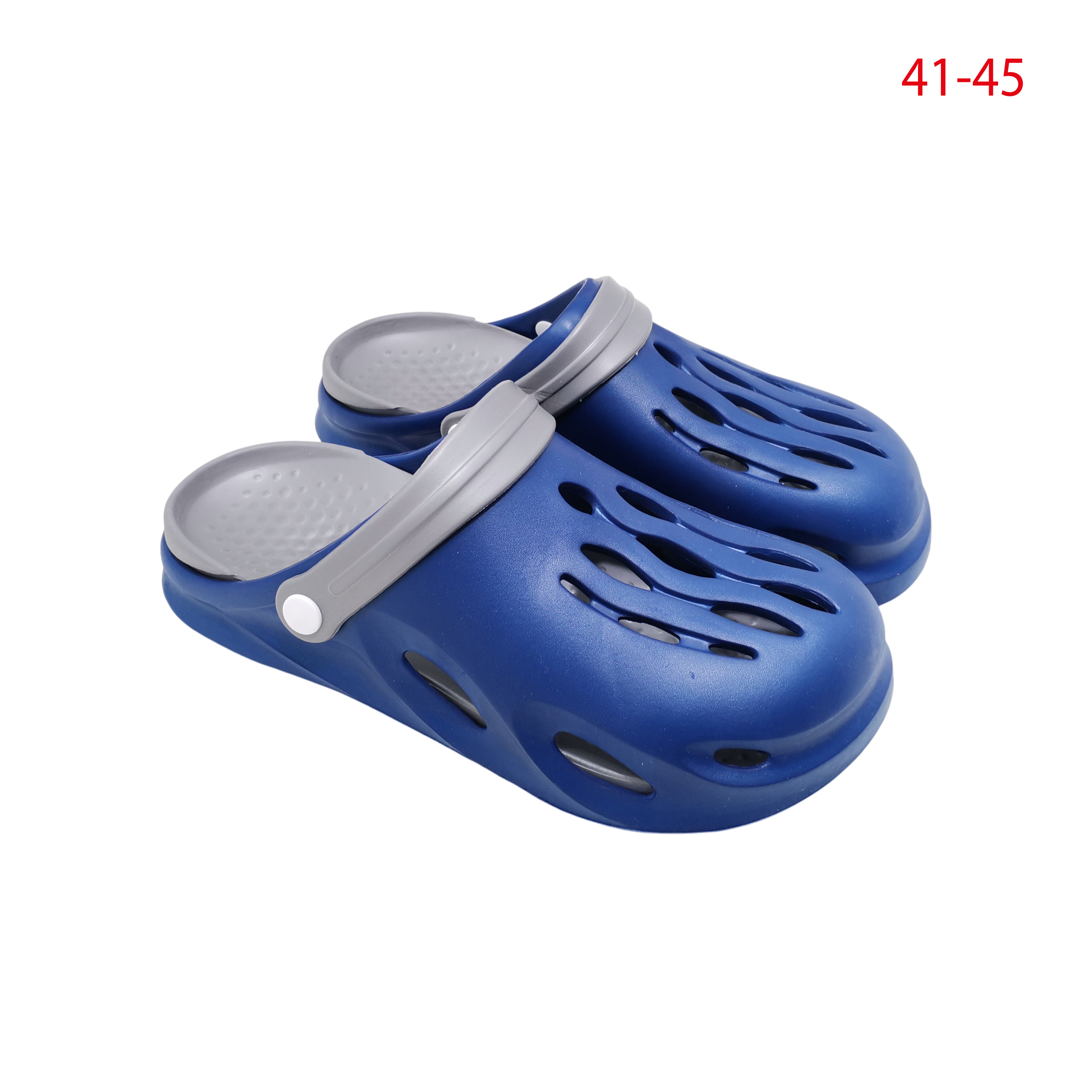 REX MERDANE TERLIK LACIVERT GUMUŞ GECMELI CROCS 41-45