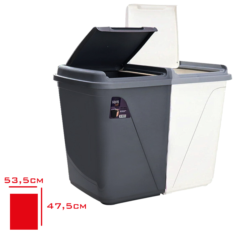 Kırlı Çamaşır Sepetı Colormatık Soft 60 Lt Kst-138 / 0044 / 0048