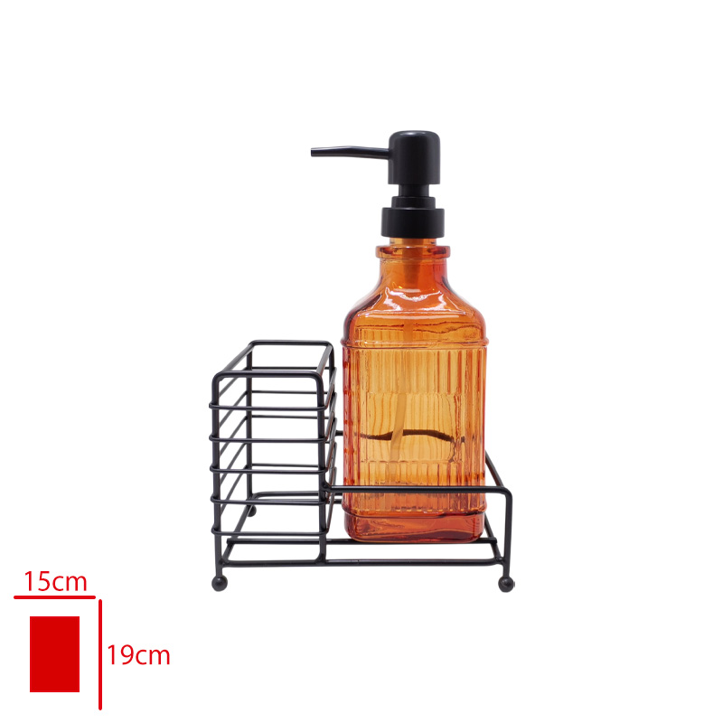 Cam Sıvı Sabunluk Selıs Standlı Renkli Lm-0099