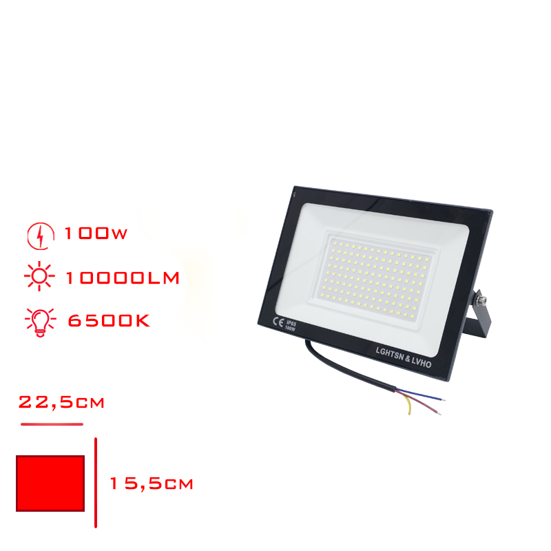 Leva Projektor Led Slım 100w Beyaz Isık Lv-3148 / 6