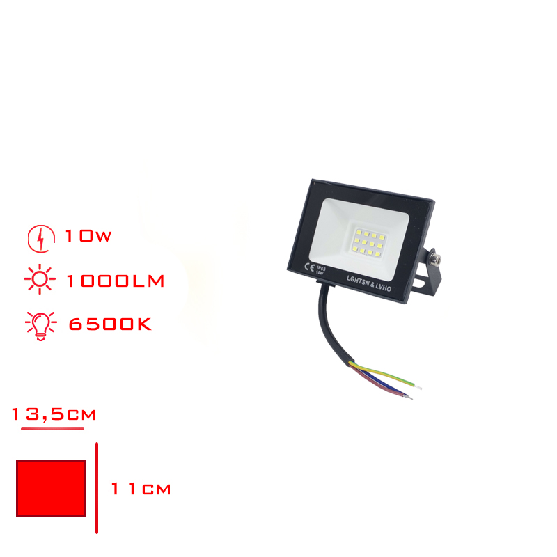 Leva Projektor Led Slım 10w Beyaz Isık Lv-3144 / 6