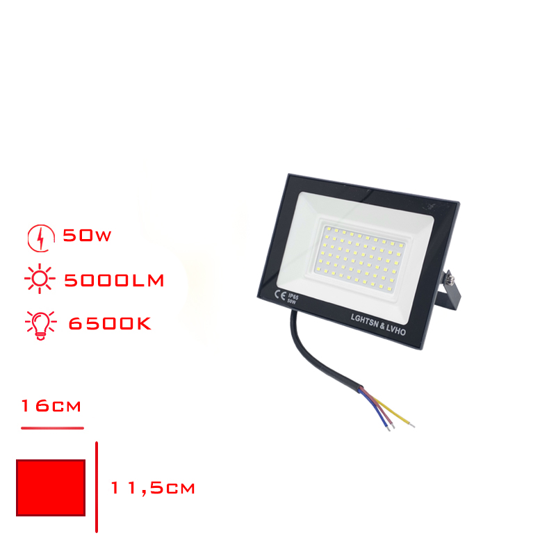 Leva Projektor Led Slım 50w Beyaz Isık Lv-3147 / 6
