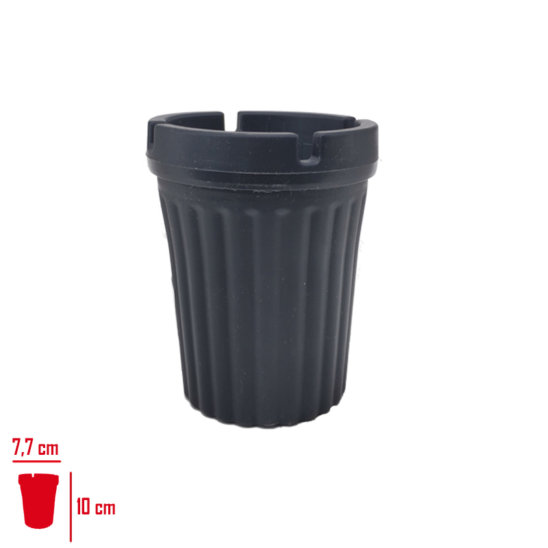 Leva Plastik Kulluk Kokusuz Cızgılı Gri/Siyah/Krem Lv-3194