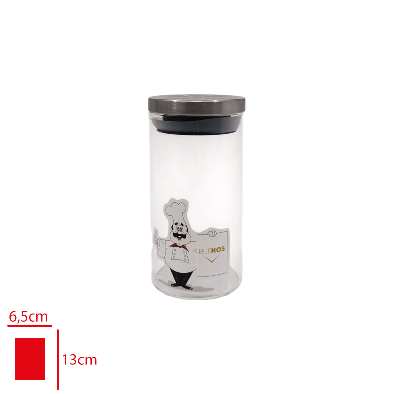 Cam Kavanoz Metal Kapaklı 340 Ml Y-22