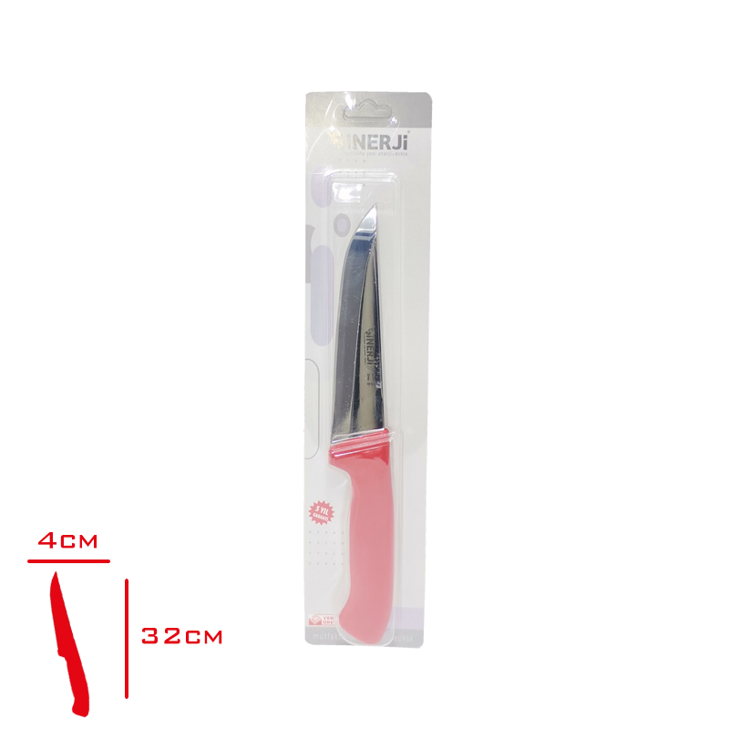 Sılver Kasap Bıçağı 3 No Kırmızı 10103