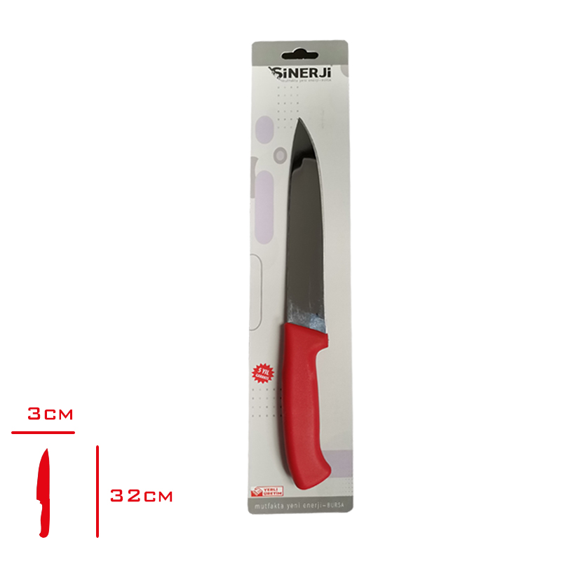 SILVER DILIMLEME BICAGI 20 CM KIRMIZI 10108