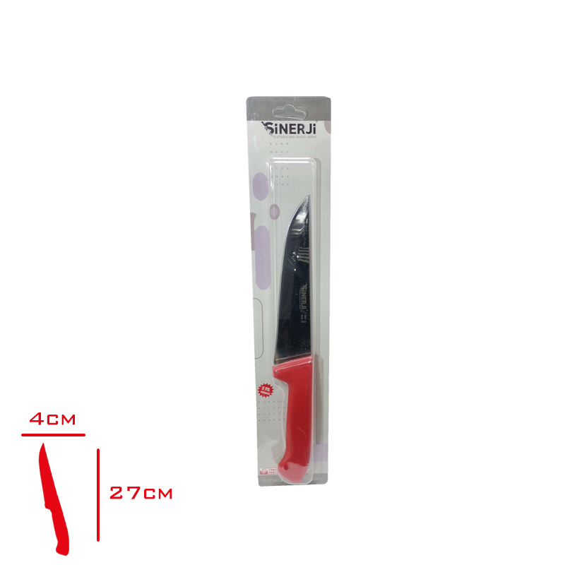 Sılver Kasap Bıçağı 1 No Kırmızı 10101