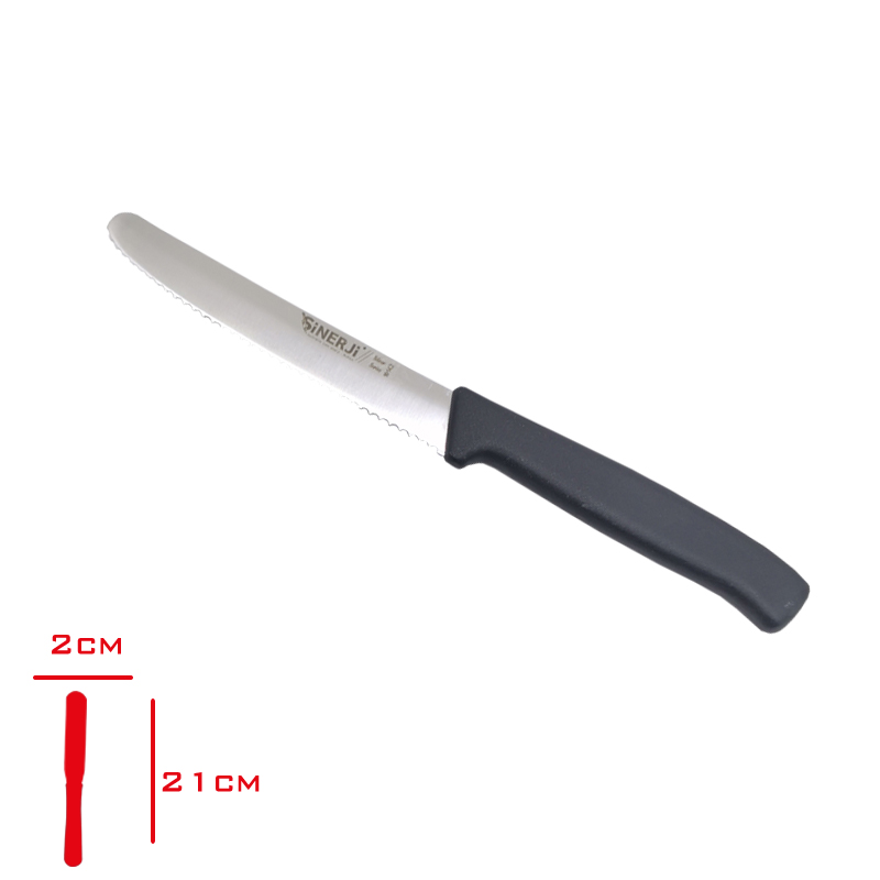 Domates Bıçağı Sılver Dıslı 19*110*1,7 Mm 10142