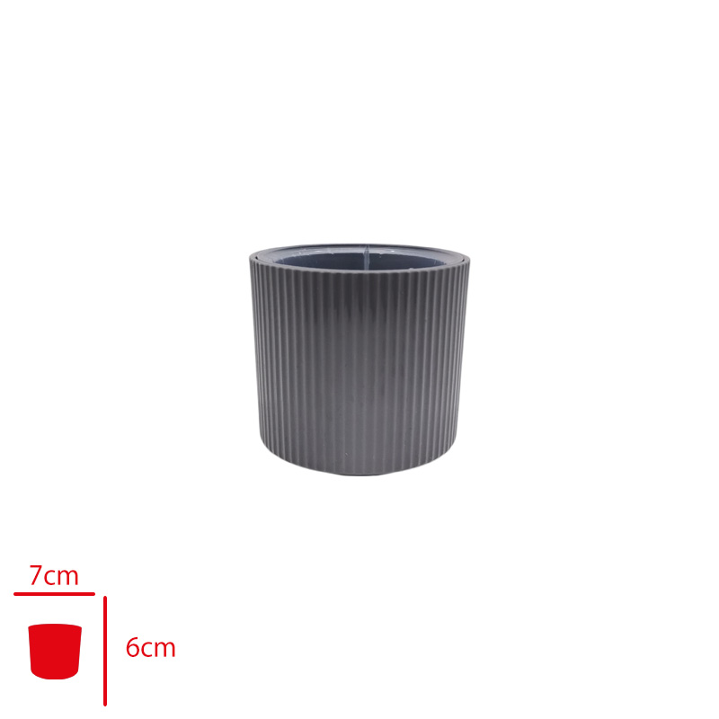 Polıwork Saksı Defne Stone 7 Cm Gri Df-7st