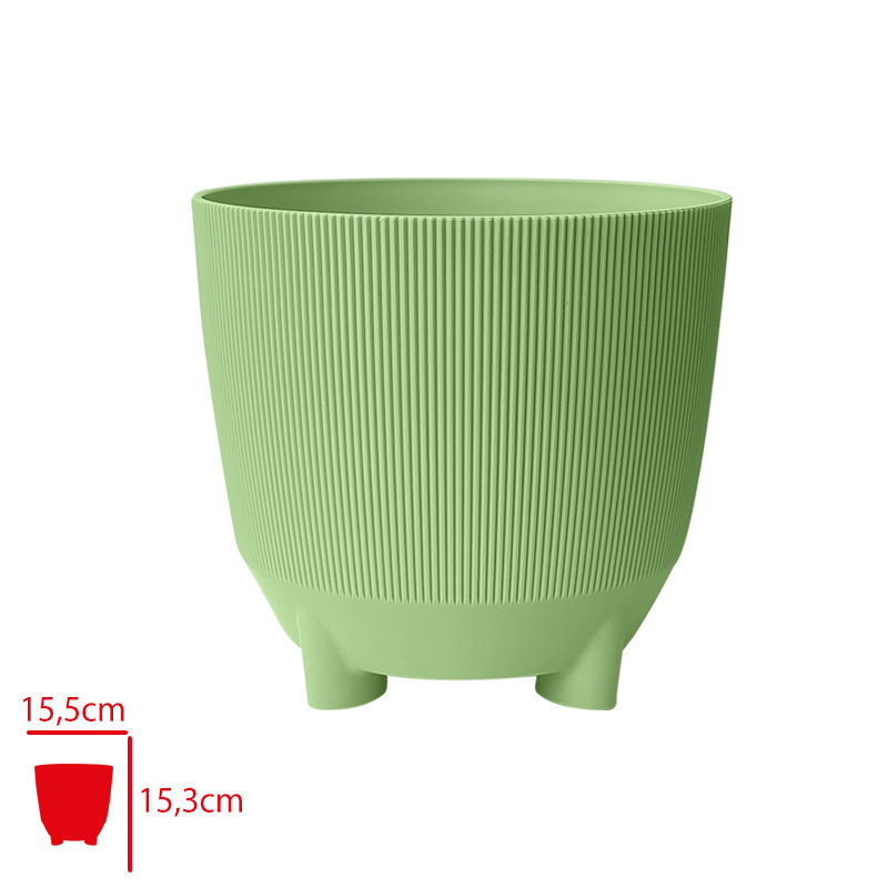 Polıwork Saksı Luna Forest 16 Cm Orman Yesıli Ln-16fr