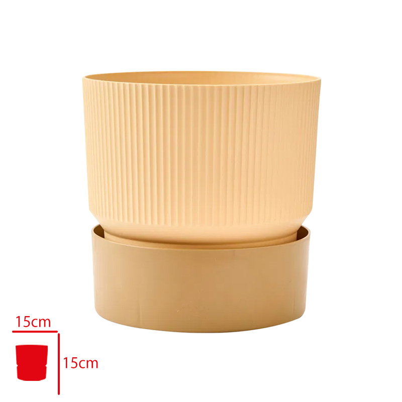 Polıwork Saksı Ixora Dakota 15 Cm Sarı Ix-15dk