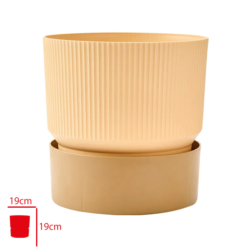 Polıwork Saksı Ixora Dakota 19 Cm Sarı Ix-19dk
