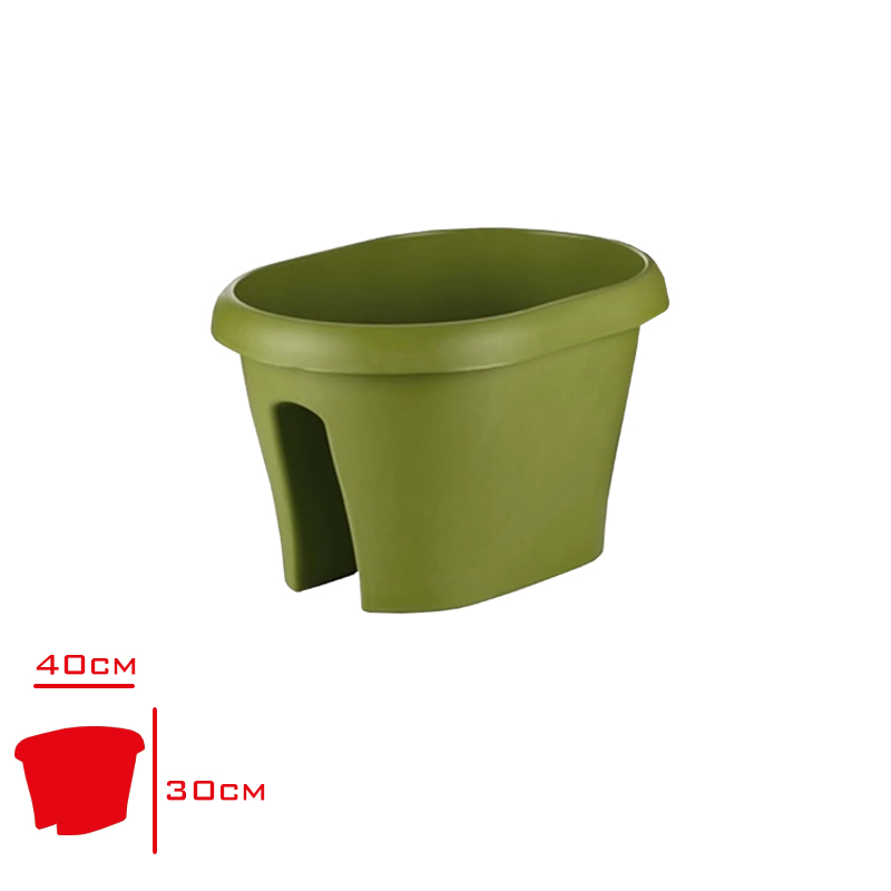 Polıwork Saksı Gardenya Kopru 40 Cm Y.yesıli G-K40yy