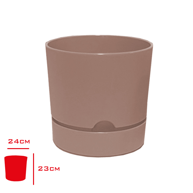 Polıwork Saksı Begonya 25 Cm Krem B-25kr