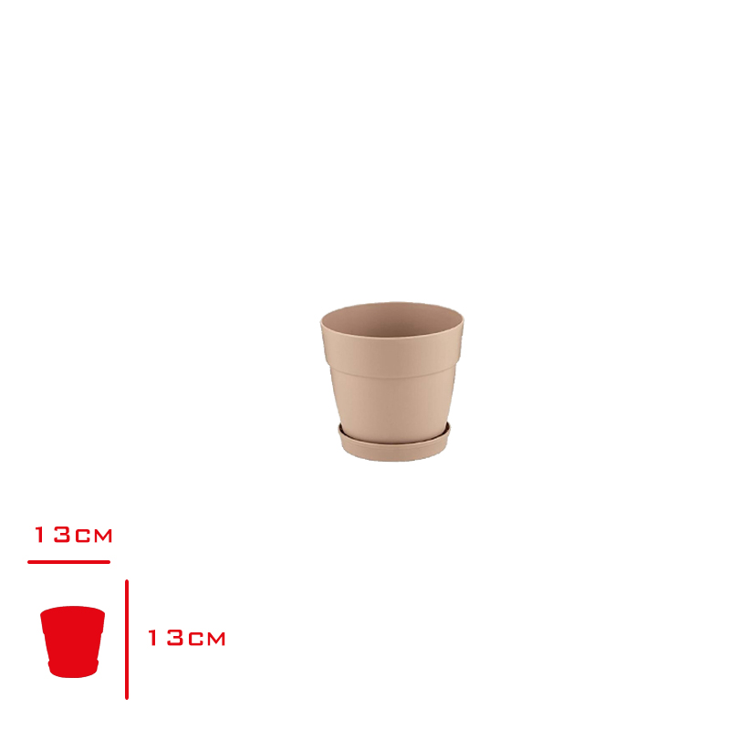 Polıwork Saksı Manolya 13 Cm Basıc Krem Mb-13kr