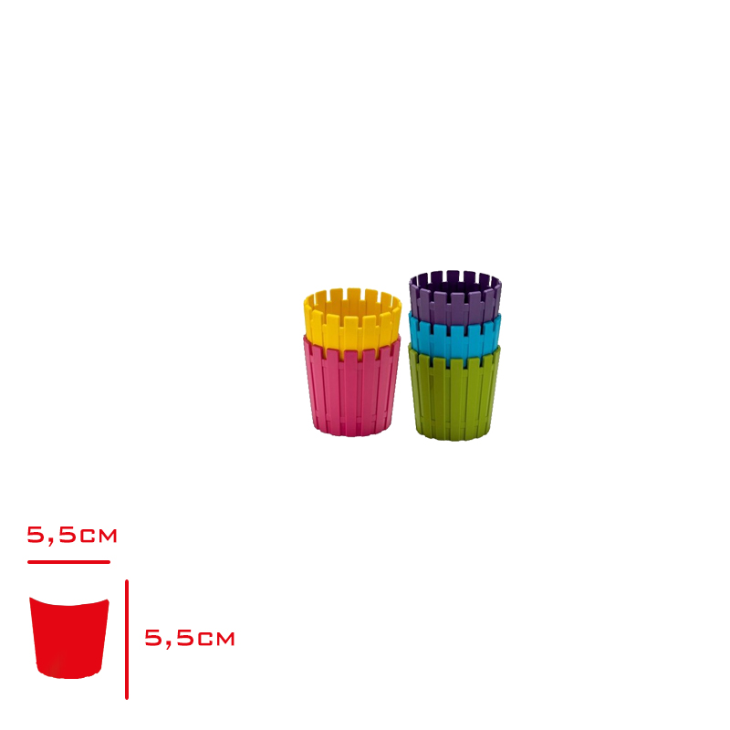 Polıwork Kaktus Saksı Akasya 5,5 Cm Mıx A-K55-P