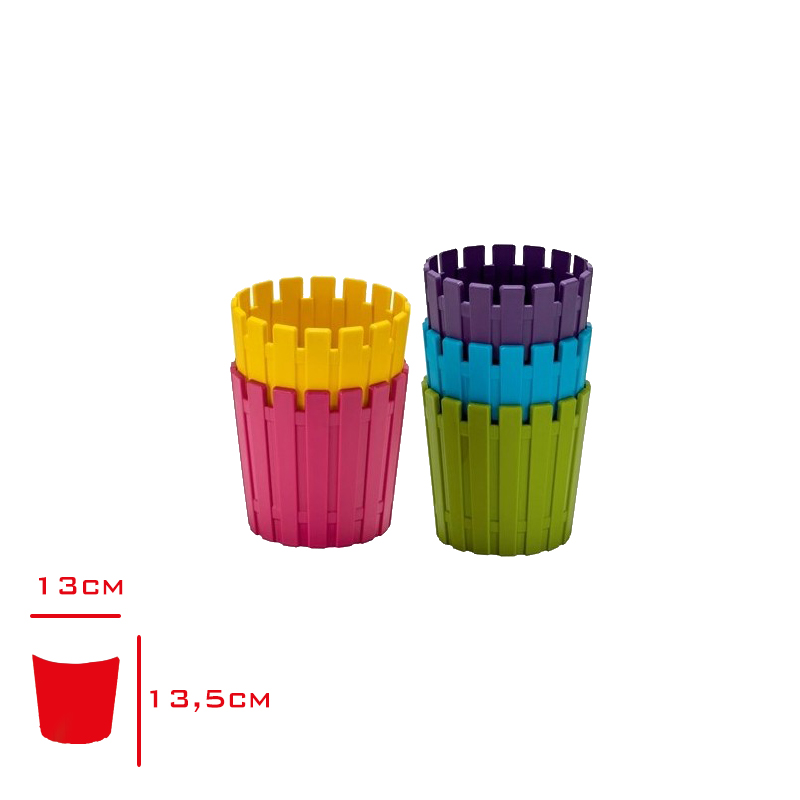 Polıwork Kaktus Saksı Akasya 13 Cm Mıx A-O13-P