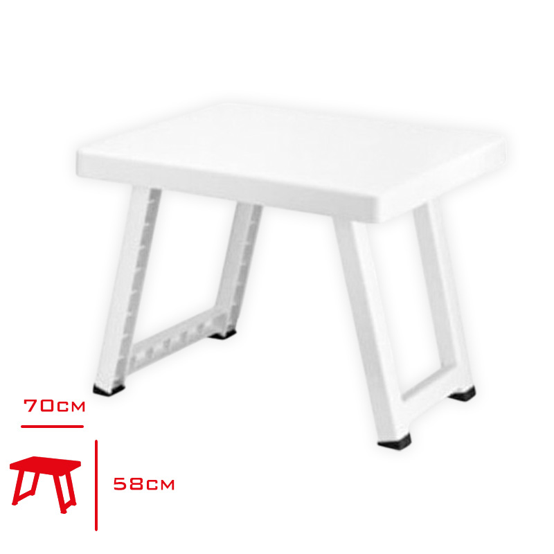 Polıwork Sehpa 70 Cm Beyaz S70-By