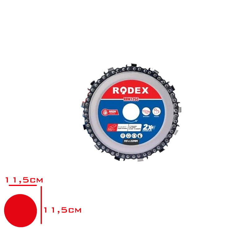 Rodex Ahsap Oyma ve Isleme Dıskı Rrw115c