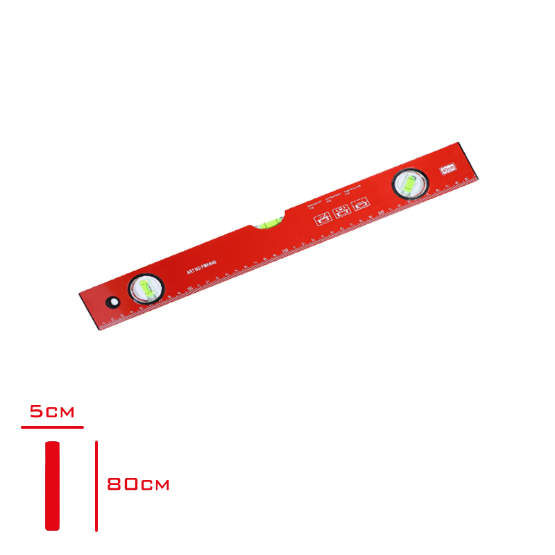 Rodex Su Terazısı Alüminyum Kırmızı 80 Cm Rht0904150080