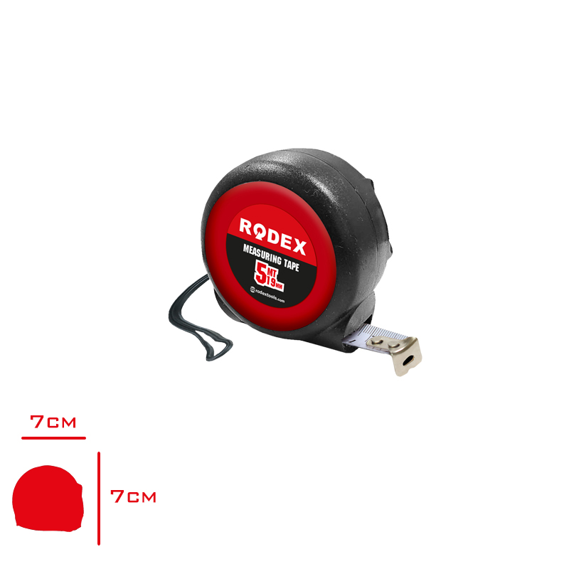 Rodex Serıt Metre Mıknatıslı 5*19 Mm Rht0901191519/Mtpd019