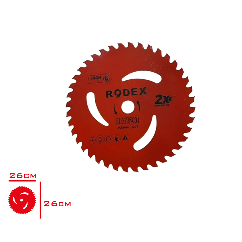 Rodex Motorlu Tırpan Bıçağı Rdy128t