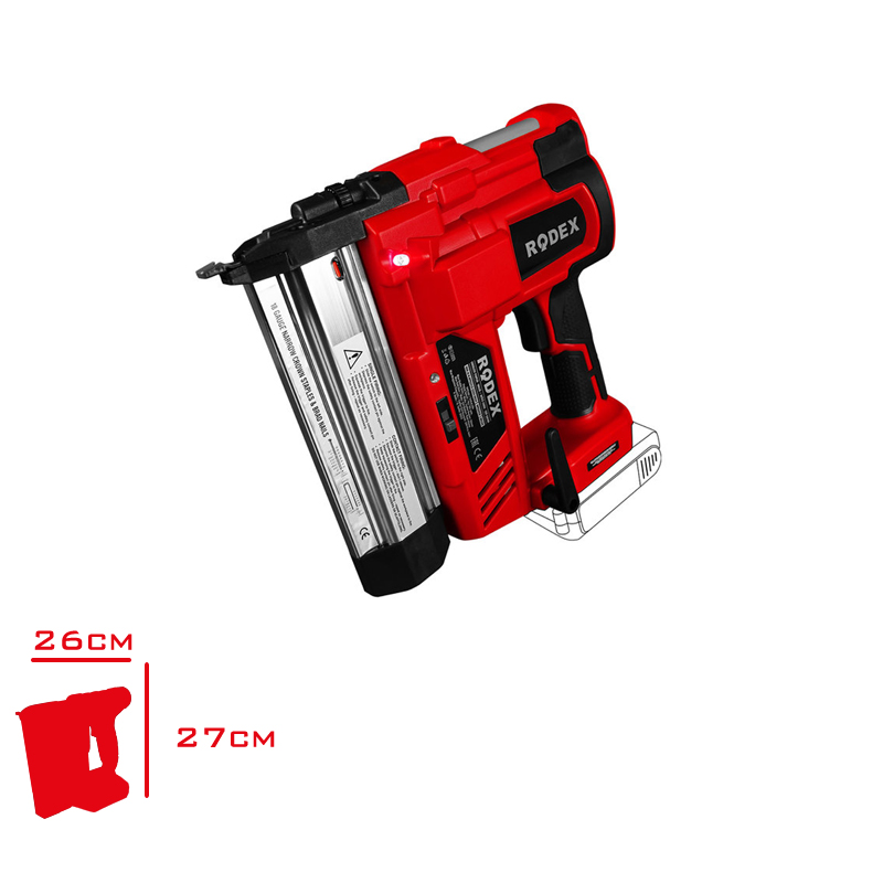 Rodex Zımba ve Cıvı Tabancası Aku Ilave Rpx2415