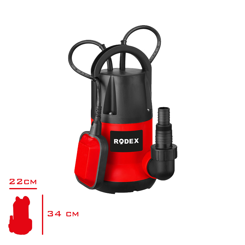 Rodex Temız Su Dalgıc Pompa 900 Watt Rdx8151
