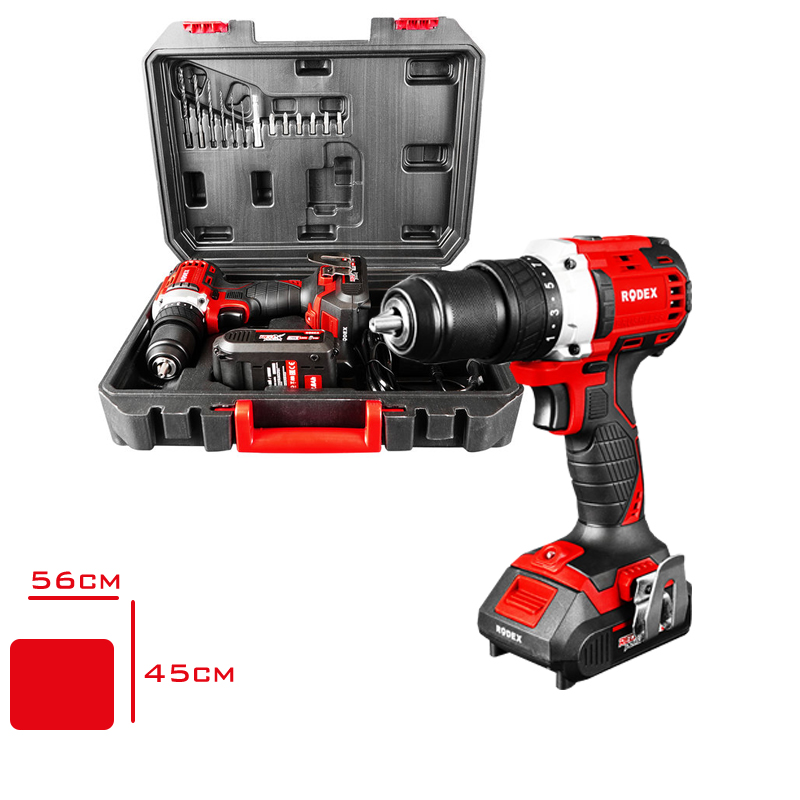 Rodex Matkap Aku Ilave Komursuz Motor Rpx2330f