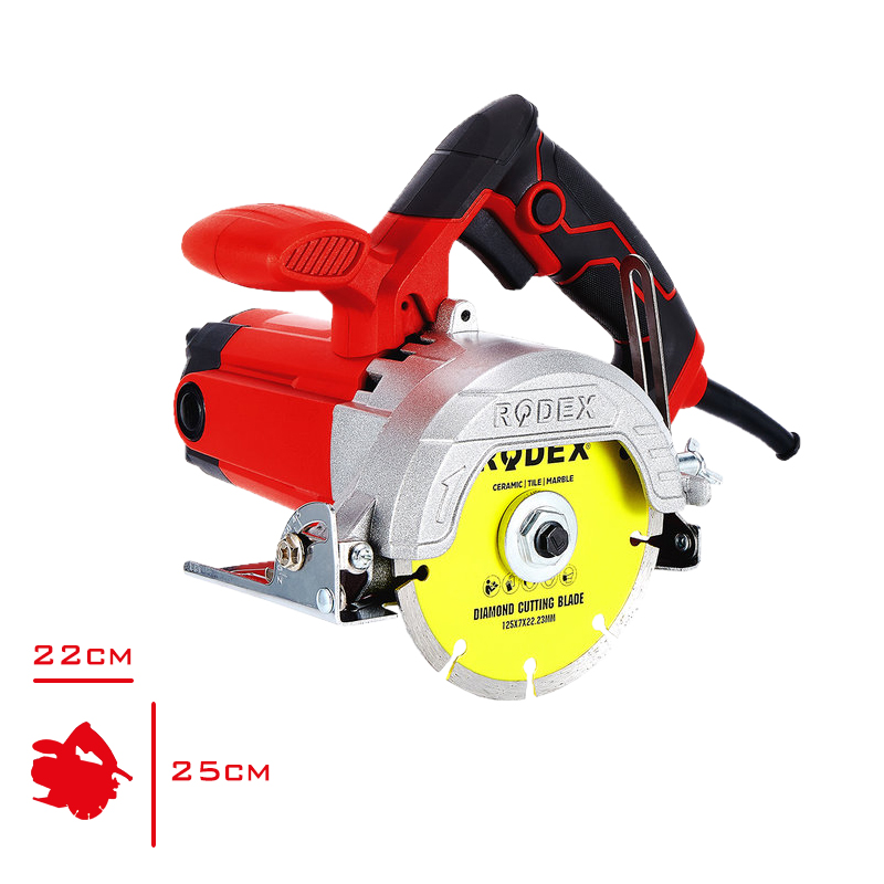 Rodex Mermer Kesme Makınesı Sulu Sıstem Elektrıkli 1300 Watt Rdx3881