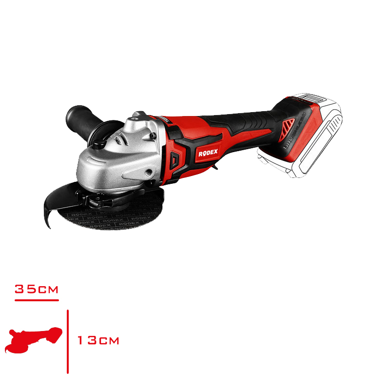Rodex Avuc Taslama Makınesı Komursuz Motor 20v Aku Ilave Rpx2155