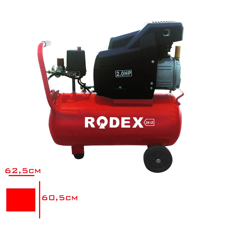Rodex Hava Kompresoru 24 Lt 2hp 1500 Watt Rdx724