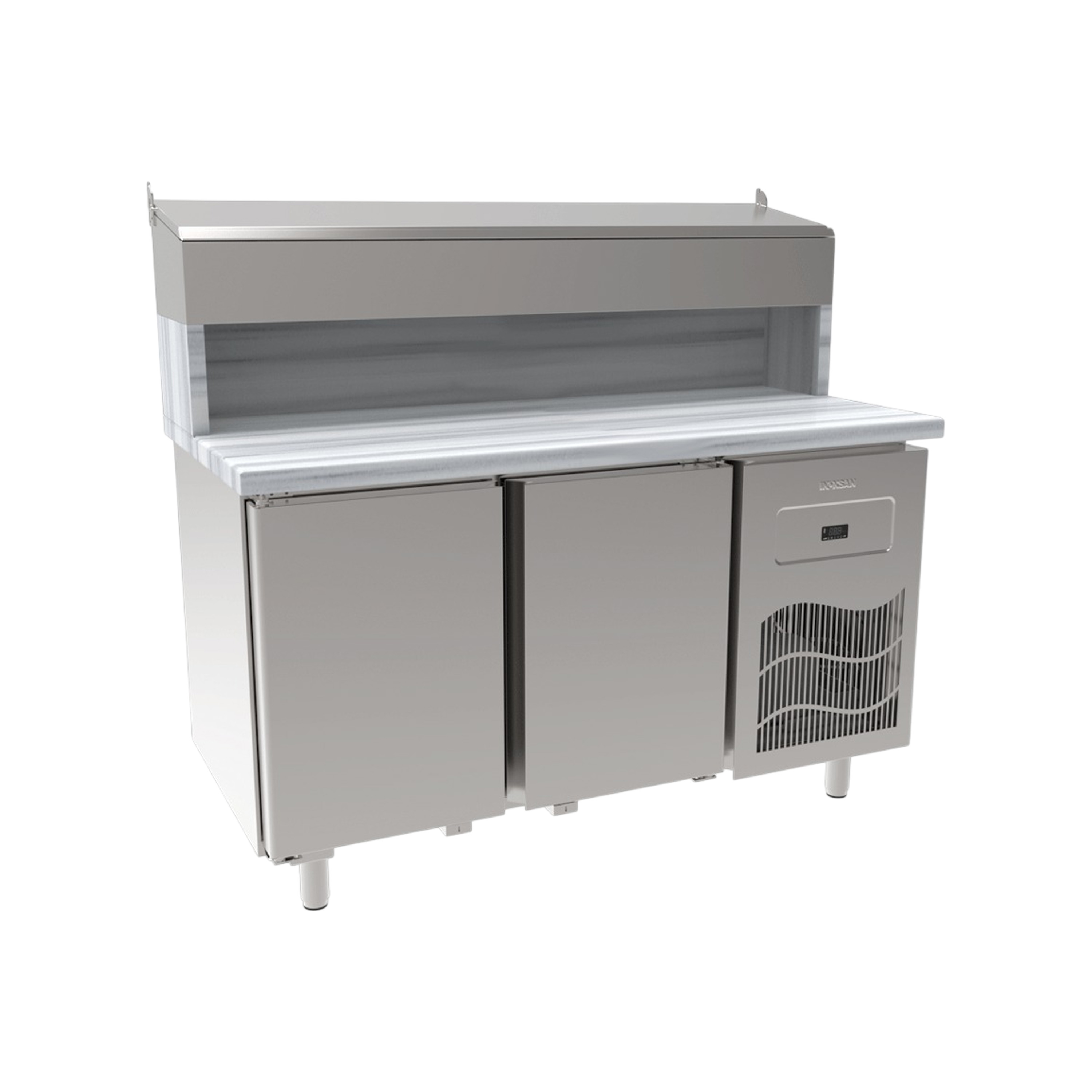 SALATA HAZIRLIK UNITESI MERMER TABLALI 2 KAPILI INO-SGM140S/INK-CGN2-YM-M