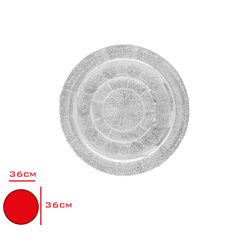 Celık Sunum Tepsısı 4 Kısılık 36 Cm Nrc-3627