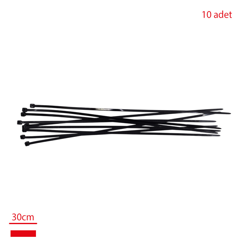KABLO BAGI 30 CM 3,6*300 10 LU SIYAH