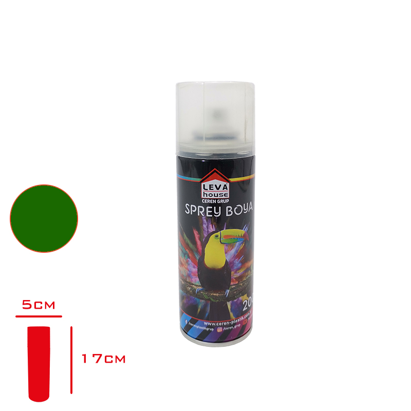 Leva Sprey Boya Cıt Yesıli 200 Ml
