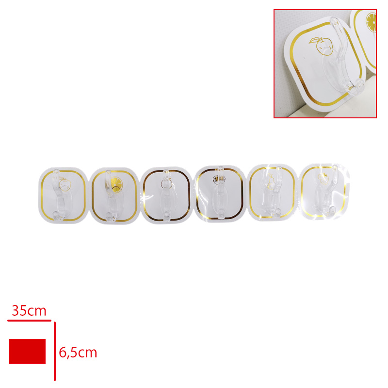 Yapıskanlı Askı Şeffaf Kyr-5406